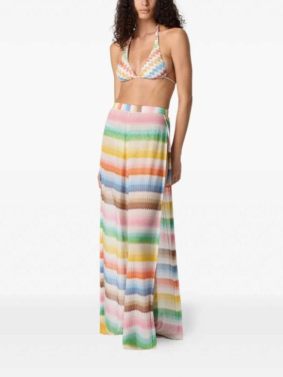 26SS 미소니 팔라초 팬츠 29MC23SI00BR014GSM9X2 Multicolour - MISSONI
