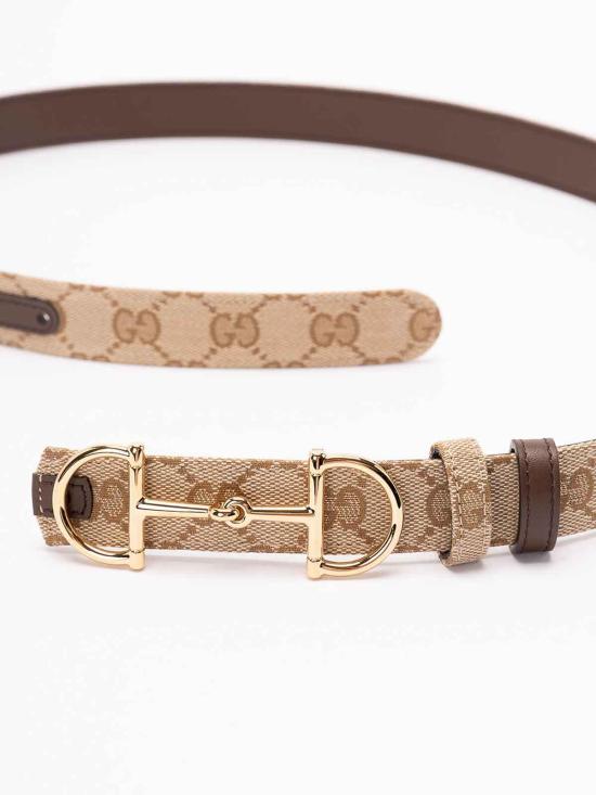 26FW 구찌 홀스빗 버클 리버시블 벨트 홀스빗 버클 리버시블 벨트 A001V4FAF7J9651 - GUCCI