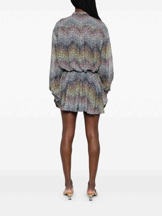 26SS 미소니 숏 원피스 29DS26SG2SBC0065SMSNS Multicolour - MISSONI