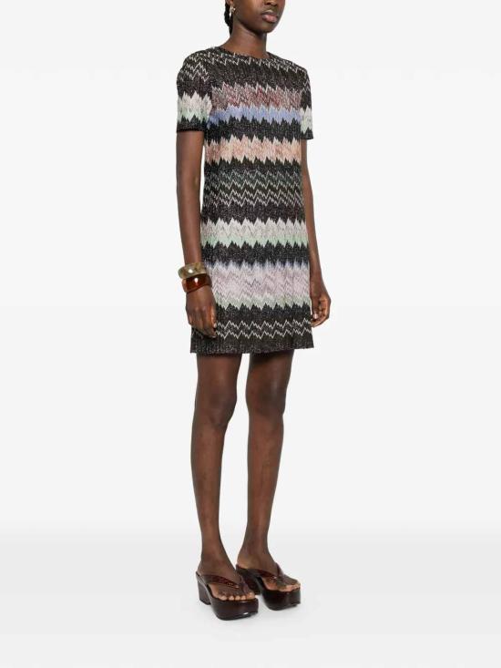 26SS 미소니 숏 원피스 29DS26SG1OBR014WSM9YN Multicolour - MISSONI