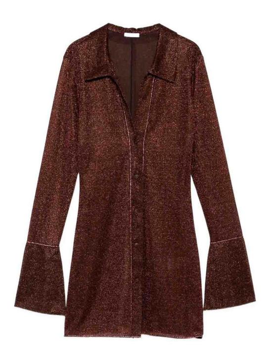 25FW 오세리 미디 스커트 LHS261CHOCOLATE Brown