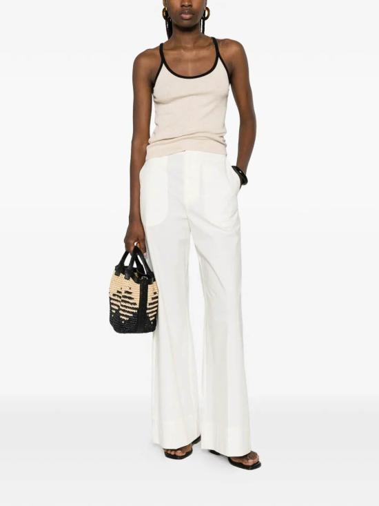 26SS 트윈셋 팔라초 팬츠 261TT215000059 White - TWINSET