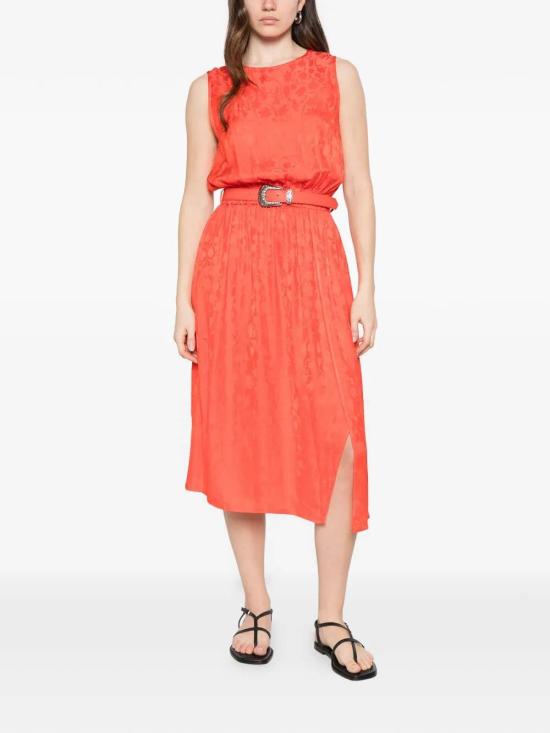 25FW 핑코 미디 스커트 106801A3ANA99 Orange - PINKO