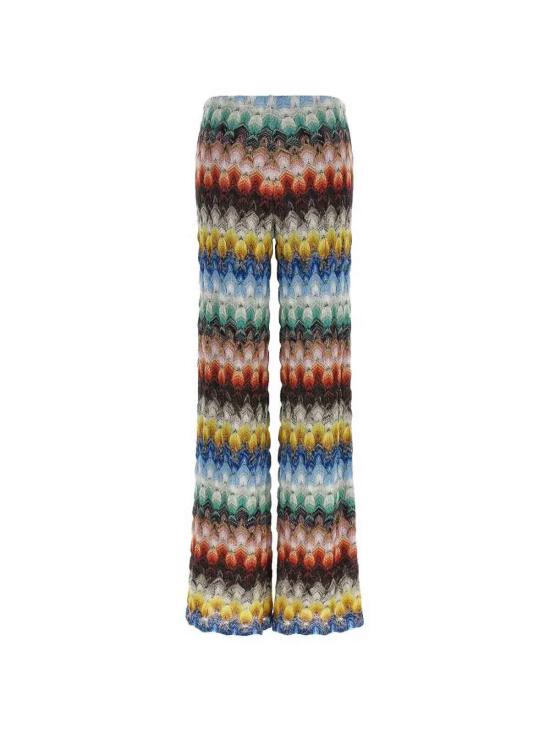 26SS 미소니 팔라초 팬츠 29DS26SI0ZBR015JSMSNV Multicolour - MISSONI