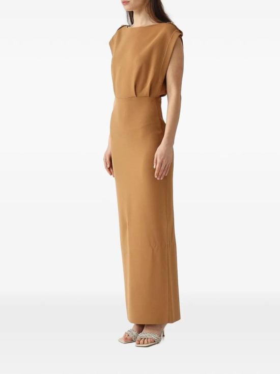 25FW 엘리자베타프랜치 미디 스커트 AM30B62E2AI6 Beige - ELISABETTA FRANCHI