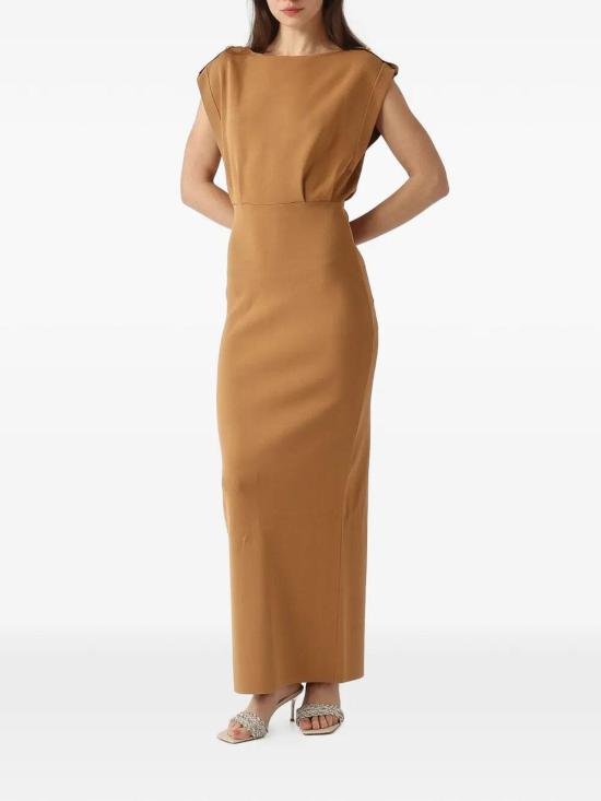 25FW 엘리자베타프랜치 미디 스커트 AM30B62E2AI6 Beige - ELISABETTA FRANCHI