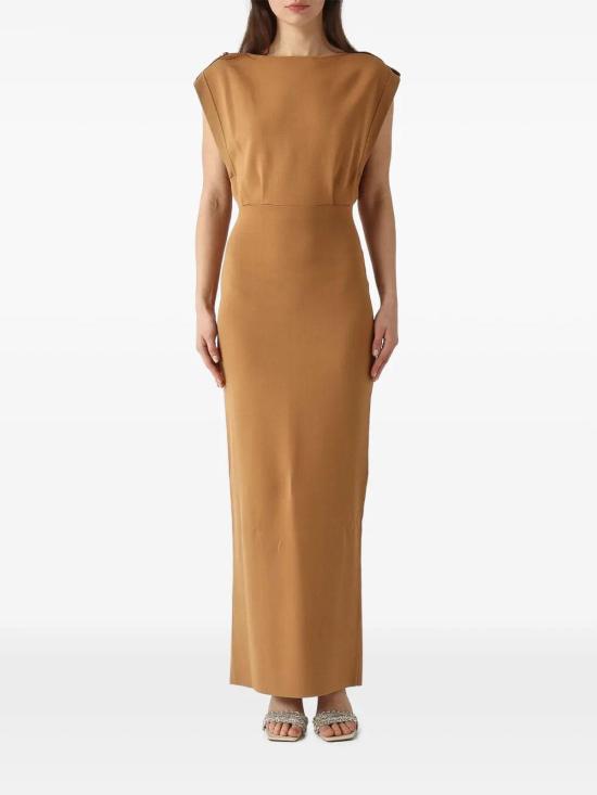 25FW 엘리자베타프랜치 미디 스커트 AM30B62E2AI6 Beige - ELISABETTA FRANCHI