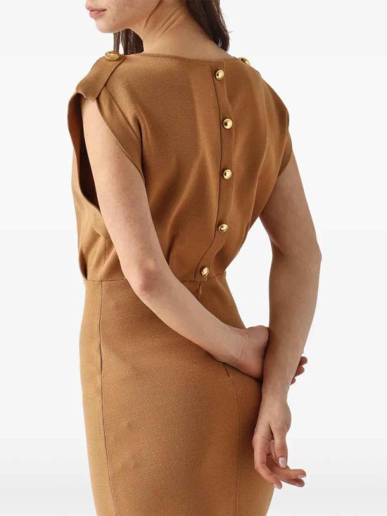 25FW 엘리자베타프랜치 미디 스커트 AM30B62E2AI6 Beige - ELISABETTA FRANCHI