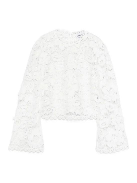 26SS 셀프 포트레이트 블라우스 SS26007TWHITE