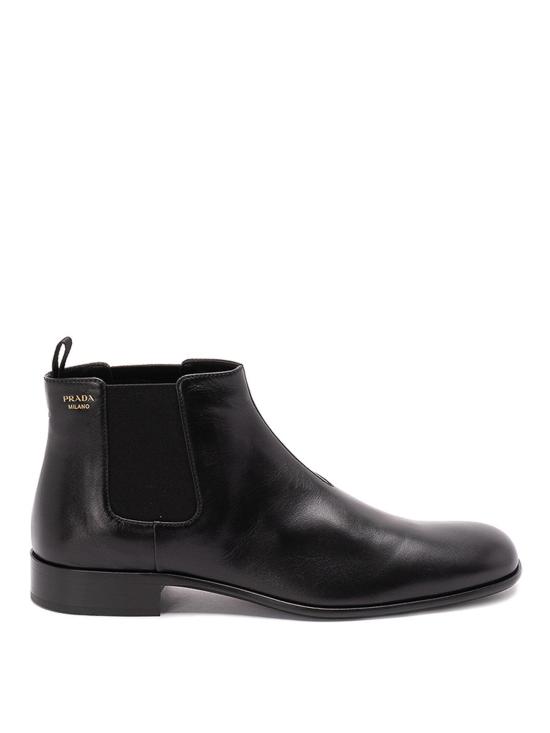 26SS 프라다 레더 부티 1T301O582F025F0002 BLACK