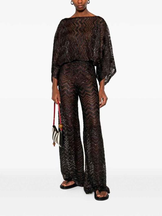 26SS 미소니 튜닉 29MS26SK06BV00ITS80EQ Dark Brown - MISSONI