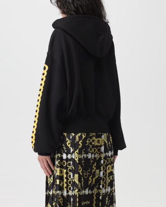  베르사체 후드 티셔츠 75HAIF01 75DP314 G89 NERO MULTI - VERSACE