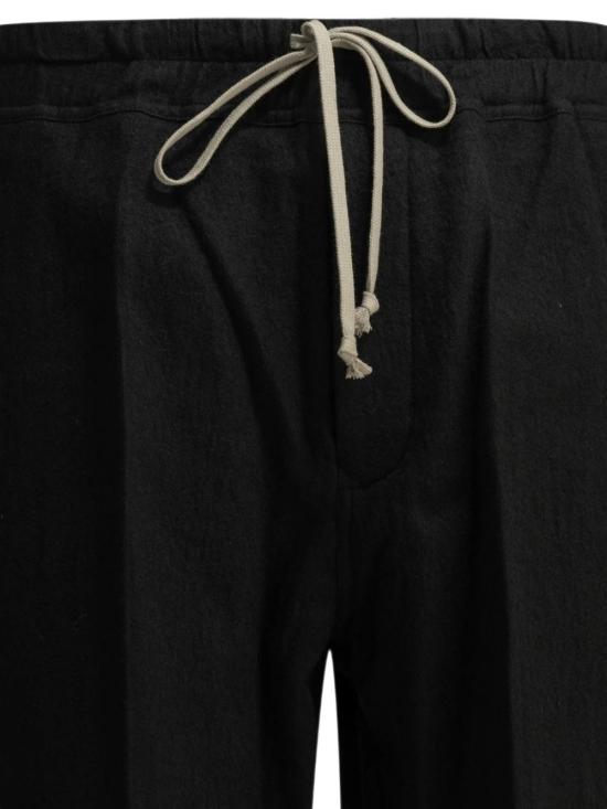 26FW 릭 오웬스 스트레이트 팬츠 RU02F4378FLM 09 Black - RICK OWENS