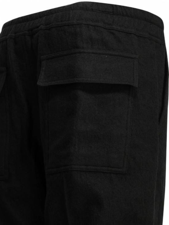 26FW 릭 오웬스 스트레이트 팬츠 RU02F4378FLM 09 Black - RICK OWENS