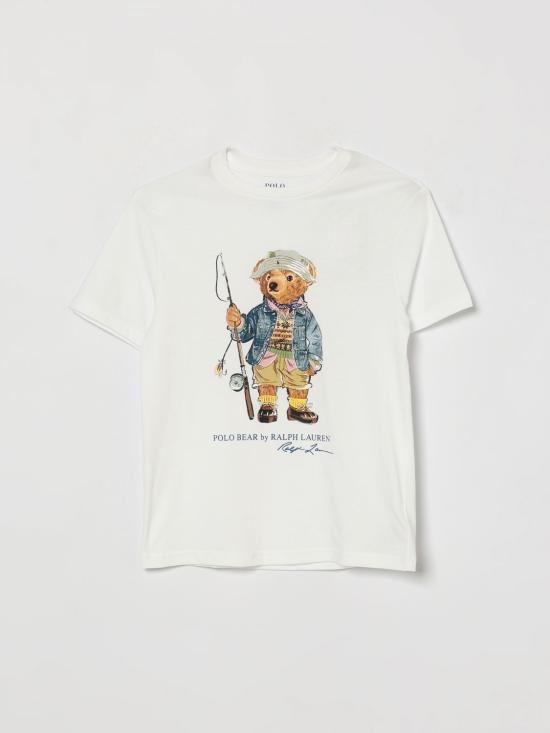 26FW [키즈] 폴로 랄프로렌 티셔츠 323B18890 002 White