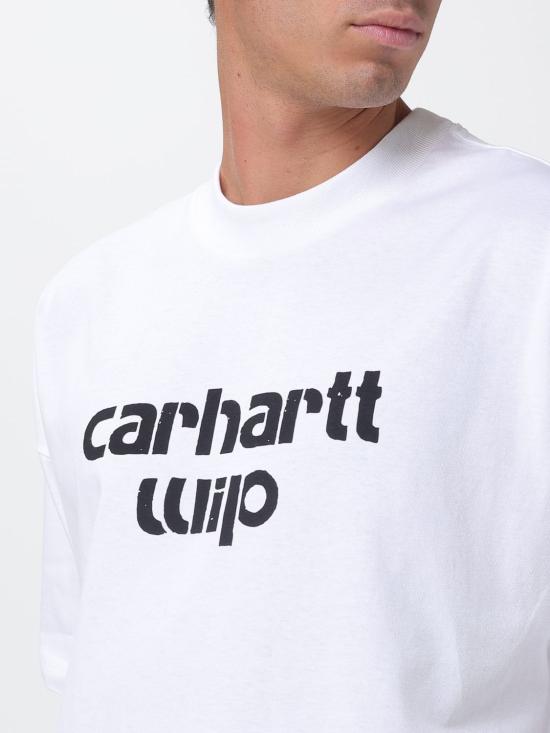 26FW 칼하트 WIP 반팔 티셔츠 I037539 02XX White - CARHARTT WIP
