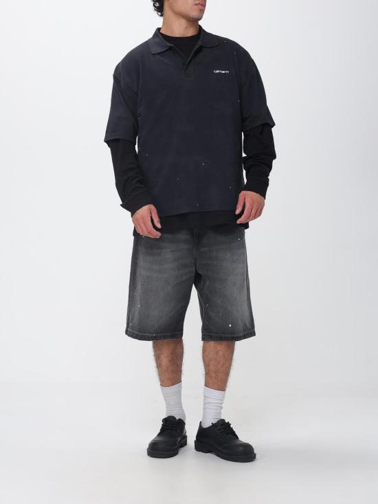 26FW 칼하트 WIP 데님 숏팬츠 I037028 89EJ Black - CARHARTT WIP