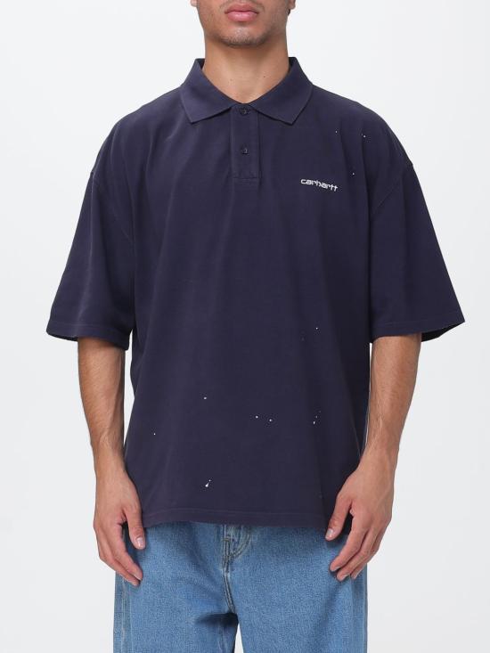26FW 칼하트 WIP 폴로 티셔츠 I036856 1CEJ Navy