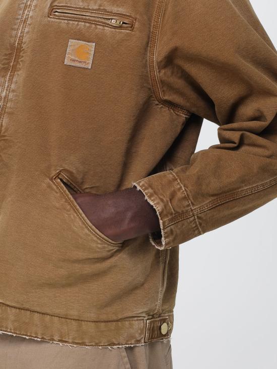 26FW 칼하트 WIP 데님 자켓 I035280 1FJ17 Brown - CARHARTT WIP