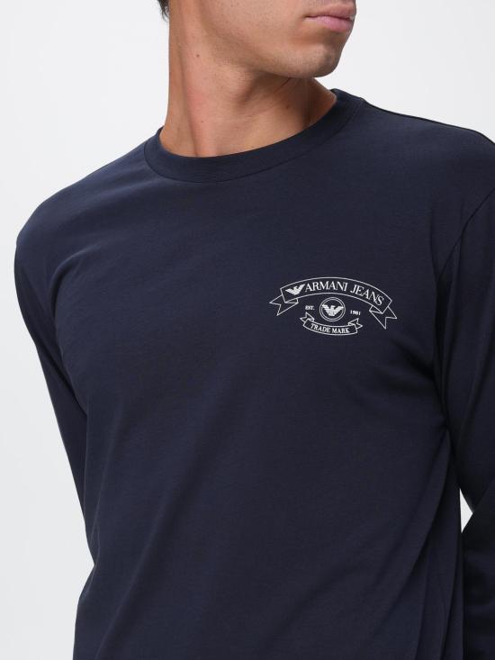 26SS 엠포리오 아르마니 긴팔 티셔츠 EM005927AF25885 UB102 Blue - EMPORIO ARMANI