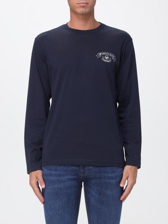 26SS 엠포리오 아르마니 긴팔 티셔츠 EM005927AF25885 UB102 Blue