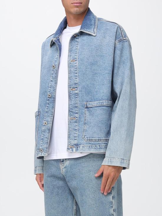 26SS 엠포리오 아르마니 데님 자켓 EM004722AF23101 MB003 Blue - EMPORIO ARMANI