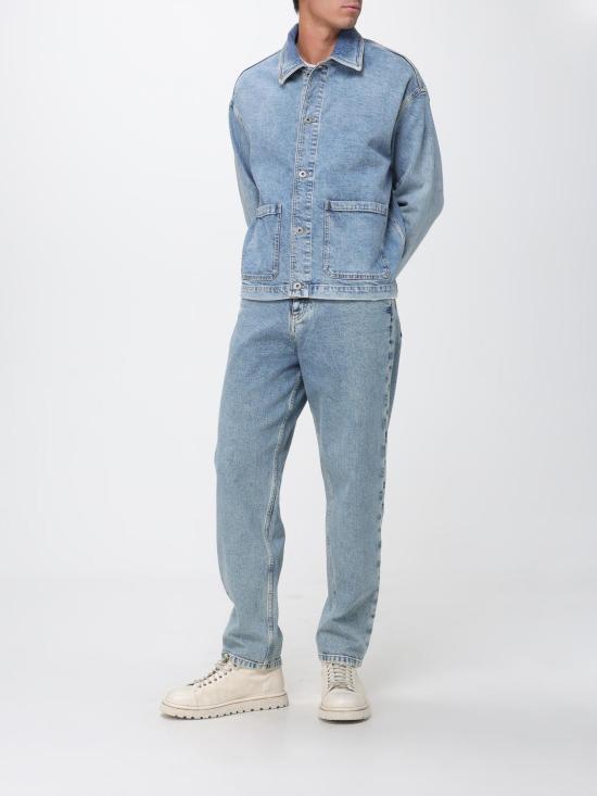 26SS 엠포리오 아르마니 데님 자켓 EM004722AF23101 MB003 Blue - EMPORIO ARMANI