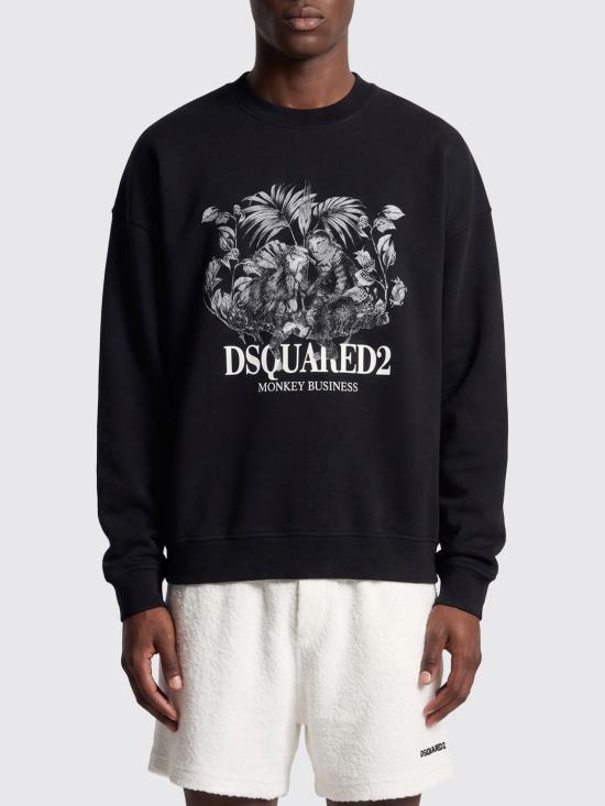 26SS 디스퀘어드2 긴팔 티셔츠 S74GU0946D25028 900 Black