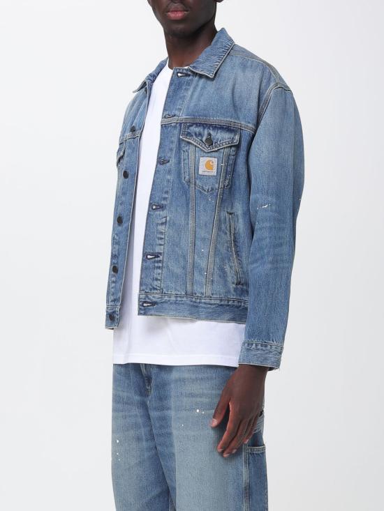 26FW 칼하트 WIP 데님 자켓 I033352 01EJ Blue - CARHARTT WIP