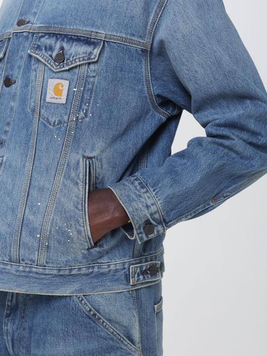 26FW 칼하트 WIP 데님 자켓 I033352 01EJ Blue - CARHARTT WIP