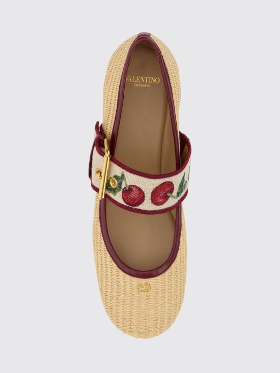 26SS 발렌티노 가라바니 플랫 슈즈 8W2S0NV3QKR 9PW Beige - VALENTINO GARAVANI