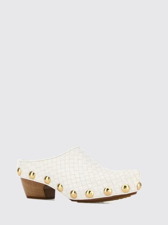 26SS 보테가베네타 뮬/슬리퍼 871591V2ED0 9117 White - BOTTEGA VENETA