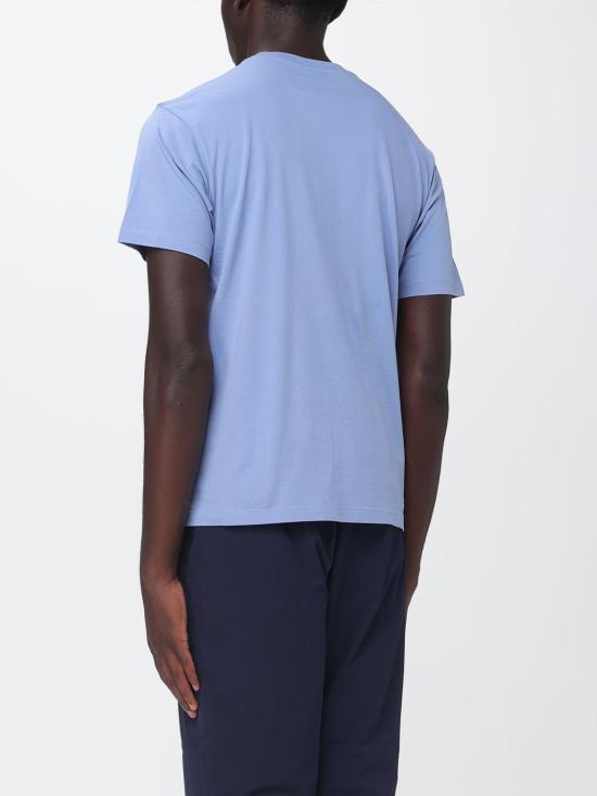 26SS 세이브더덕 반팔 티셔츠 DT1194MBESY22 90072 Gnawed Blue - SAVE THE DUCK