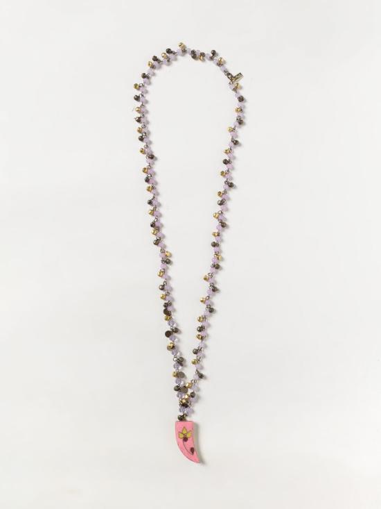 26SS 알루주얼스 목걸이/팬던트 COLLANE PALERMO CORNO MACULATO Multicolor