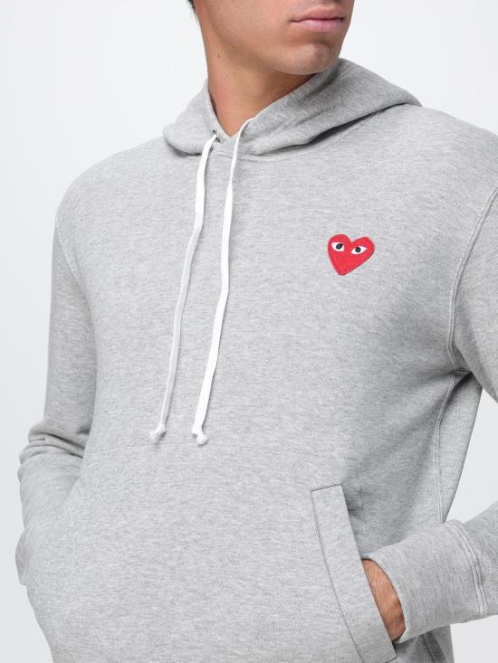 26SS 꼼데가르송 후드 티셔츠 AXT170 1 Grey - COMME DES GARCONS