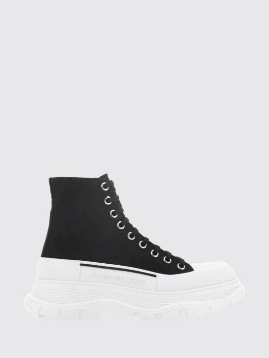 26SS 알렉산더 맥퀸 트레드 슬릭 부츠 705659W4MV2 1070 Black