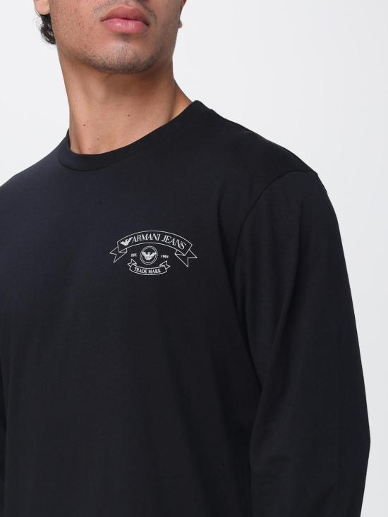 26SS 엠포리오 아르마니 긴팔 티셔츠 EM005927AF25885 UC001 Black - EMPORIO ARMANI