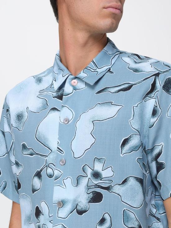 26SS PS 바이 폴스미스 반팔 셔츠 M2R695UV22579 43 Gnawed Blue - PS BY PAUL SMITH