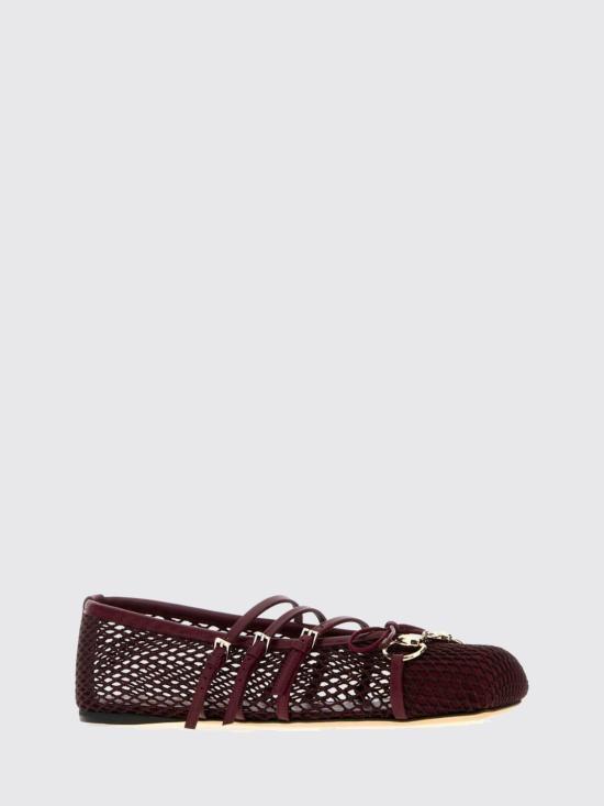 26SS 구찌 홀스빗 플랫 슈즈 835077FAEQZ 6207 Red - GUCCI
