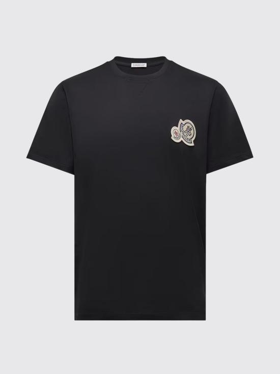 26FW 몽클레어 반팔 티셔츠 L20918C000418390Y 999 Black