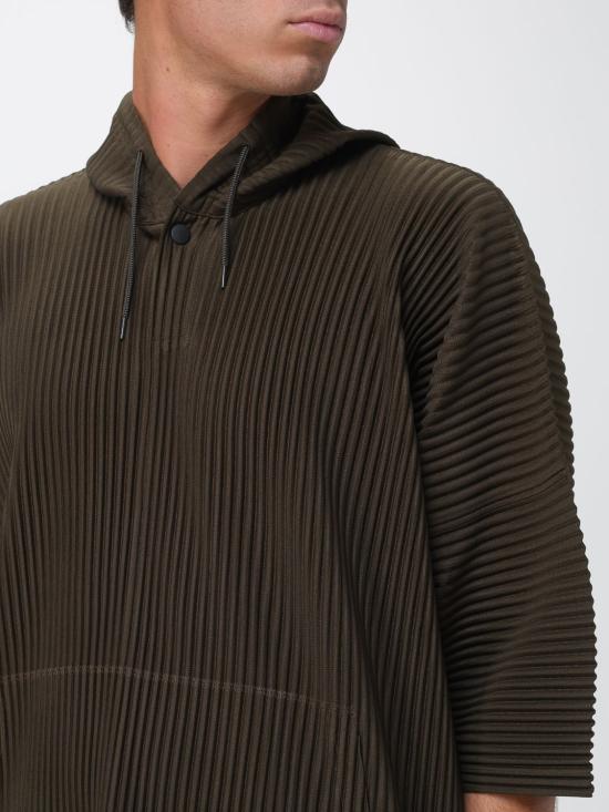 26SS 옴므 플리세 이세이 미야케 폴로 티셔츠 HP66JK063 37 Brown - HOMME PLISSE' ISSEY MIYAKE
