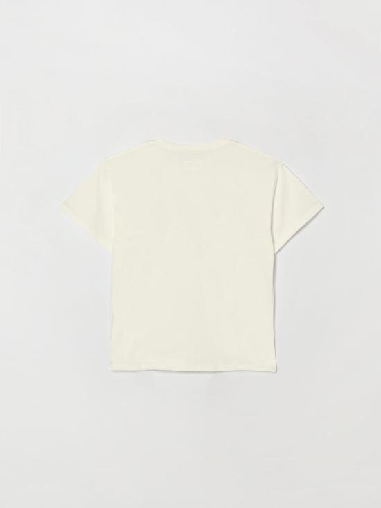 26FW [키즈] MM6 메종마르지엘라 티셔츠 M61117MM02Y M6102 White - MM6 MAISON MARGIELA