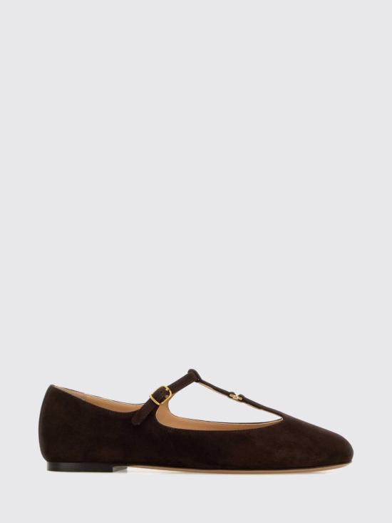 26SS 끌로에 플랫 슈즈 CHC25W02NRA 25B Brown