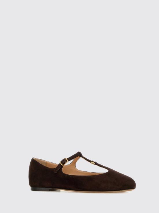 26SS 끌로에 플랫 슈즈 CHC25W02NRA 25B Brown - CHLOE