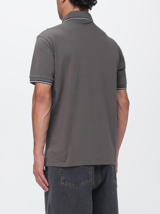 26SS 엠포리오 아르마니 폴로 티셔츠 EM004607AF23090 U8143 Grey - EMPORIO ARMANI