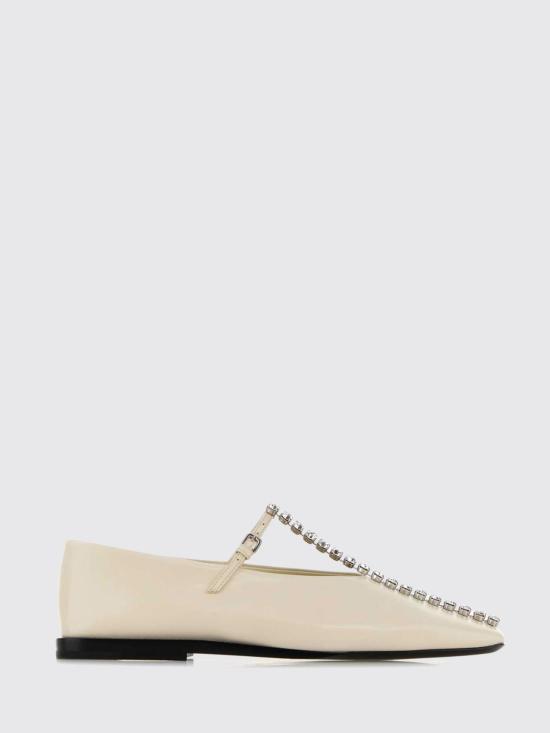26SS 질샌더 플랫 슈즈 J15WZ0034P7588 106 White