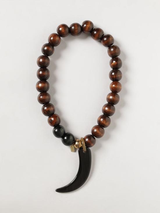 26SS 알루주얼스 목걸이/팬던트 COLLANE WOODY CORNO DARK Black