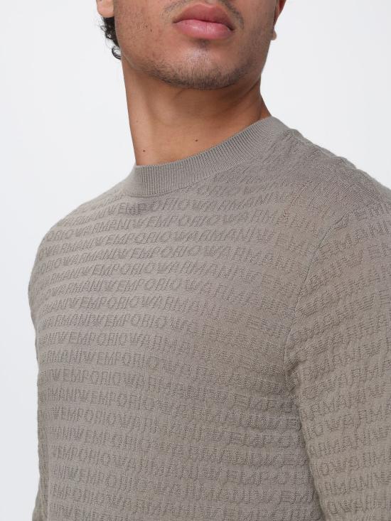 26SS 엠포리오 아르마니 스웨터 EM004378AF24416 U8049 Grey - EMPORIO ARMANI