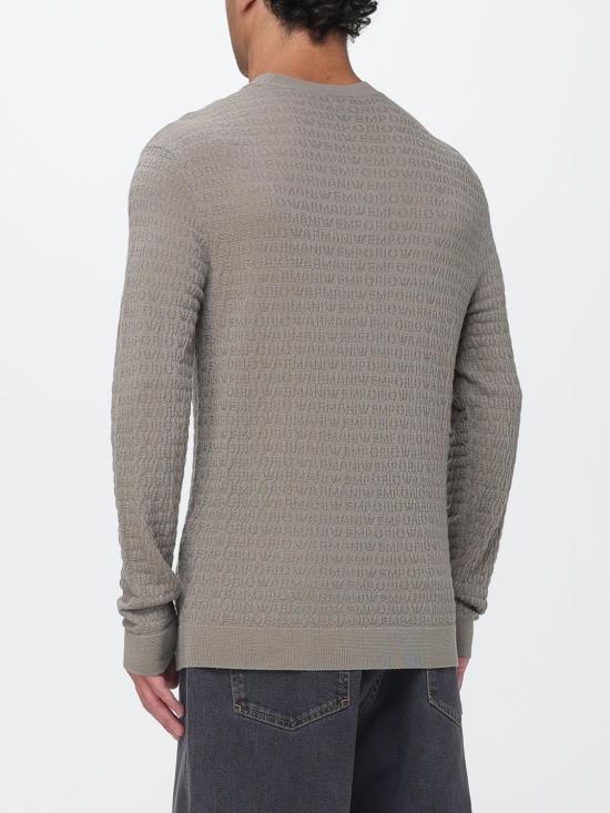 26SS 엠포리오 아르마니 스웨터 EM004378AF24416 U8049 Grey - EMPORIO ARMANI