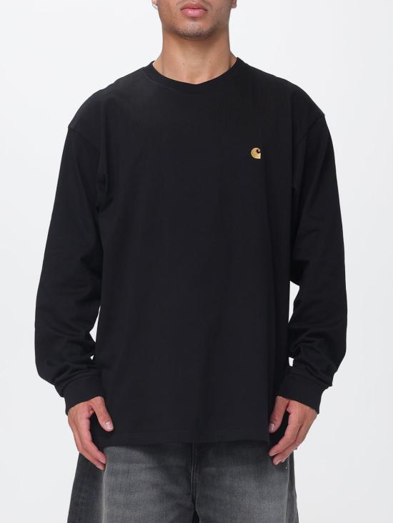 26FW 칼하트 WIP 롱슬리브 체이스 티셔츠 I026392 00FXX Black
